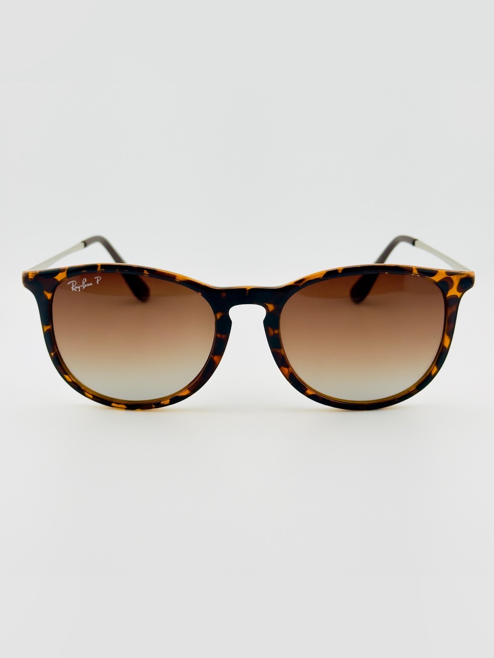 Ray-Ban Erika Classic Sunglasses RB4171 Polished Tortoise Frame Brown Lenses - Picture 6 of 13